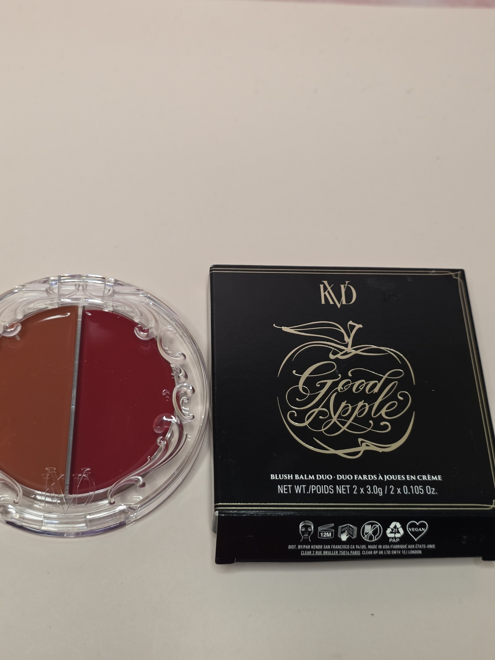 KVD Beauty Good Apple Blush Balm Duo Red Meadow 50